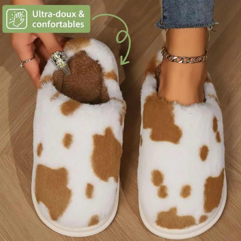 Pantuflas de Piel para Mujer – Calidez Comodidad y Suela Antideslizante