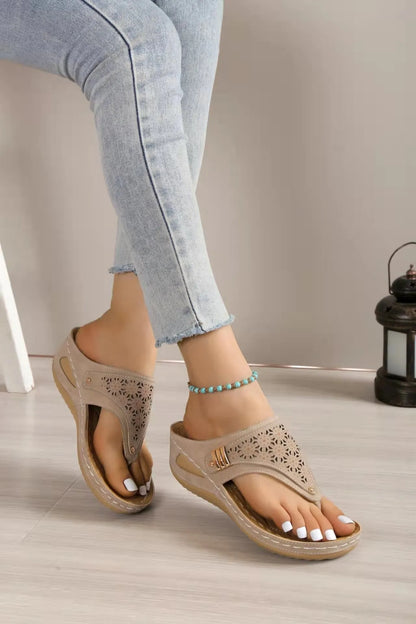 Sandalias de Cuero con Plataforma para Mujer – Elegancia y Comodidad Garantizadas