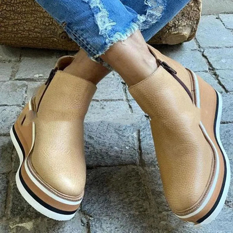 Botines con Plataforma para Mujer – Elegancia y Comodidad para Realzar Cada Paso