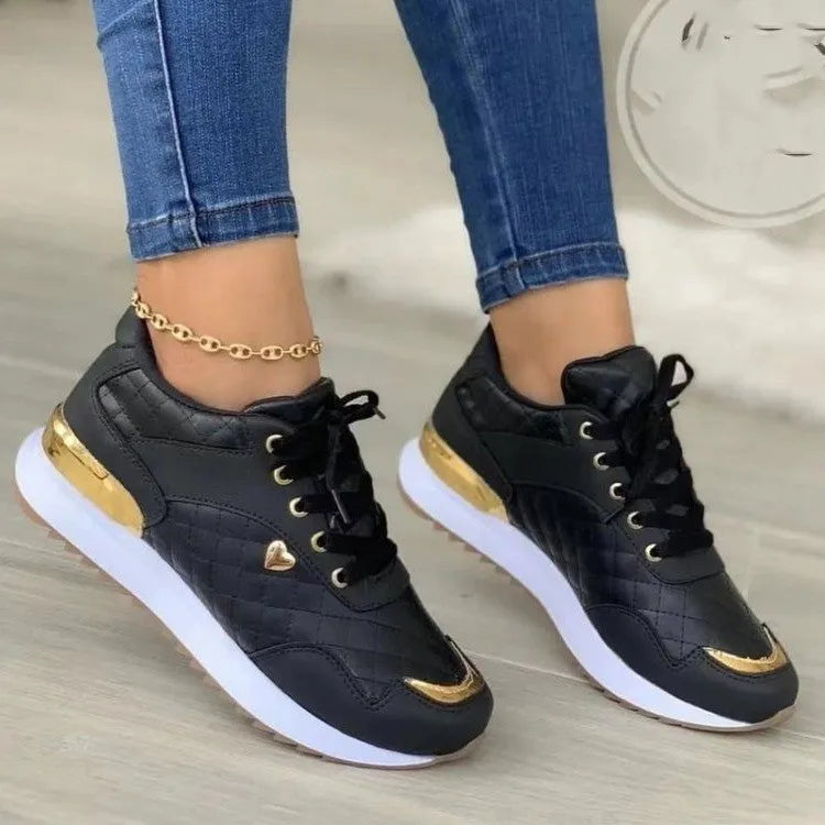 Zapatillas ortopédicas negras para mujer – Plantilla cómoda y de soporte diario
