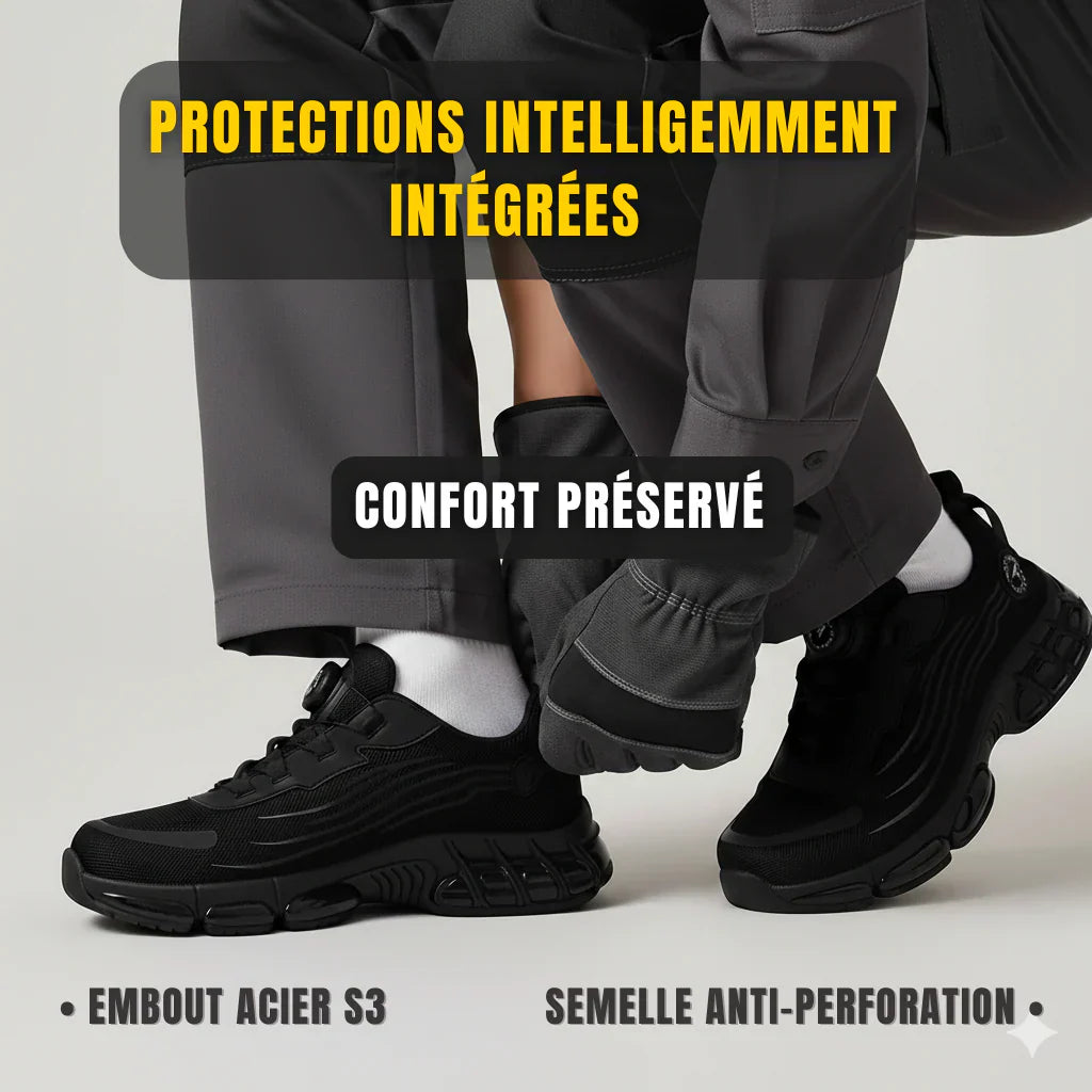 Tenis de Seguridad con Punta Reforzada – Protección y Comodidad Superior
